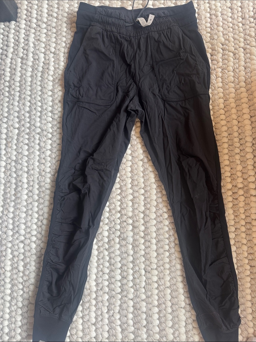 lululemon athletica Black Drawstring Waist Pants